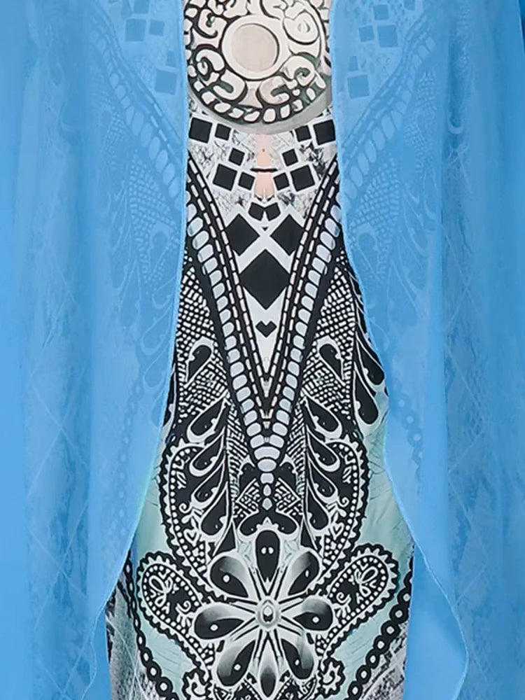 Plus Size Casual Dress Sets Solid Open Front and Graphic Printed Dress Sets Women's Plus Size Clothing - Snug & Style