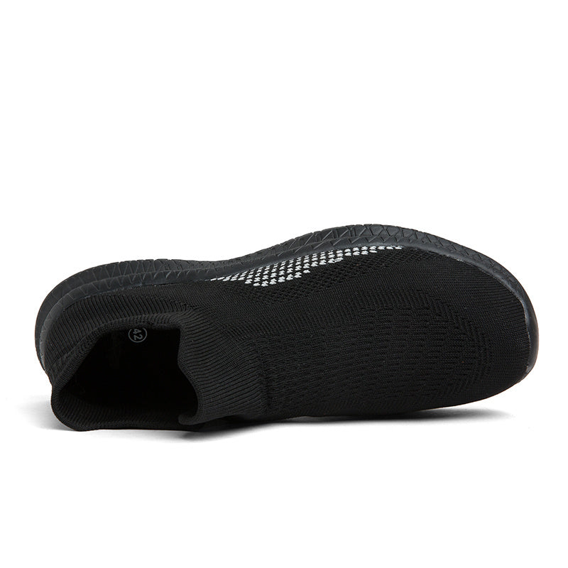 Men's Breathable Lightweight Slip On Casual Shoes, Outdoor Non-slip Soft Sole Sneakers, Spring And Summer - Snug & Style