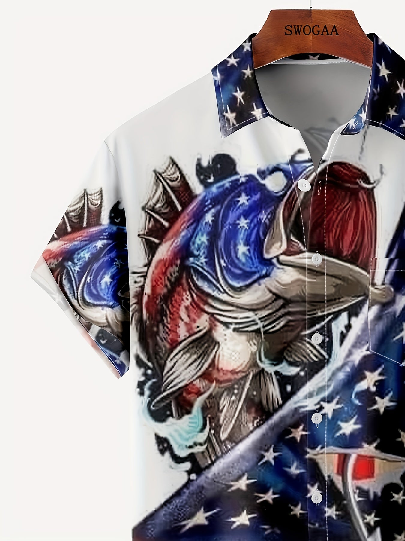 Plus Size Men's Hawaiian Shirts For Beach, Comfy Full Printed With "Art" Pattern Short Sleeve Aloha Shirts, Oversized Casual Loose Tops For Summer - Snug & Style