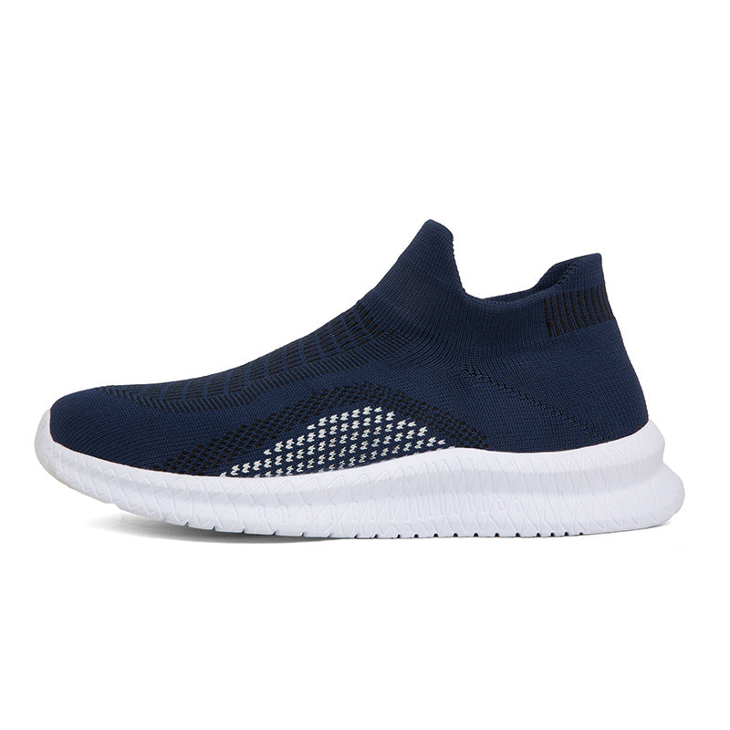 Men's Breathable Lightweight Slip On Casual Shoes, Outdoor Non-slip Soft Sole Sneakers, Spring And Summer - Snug & Style