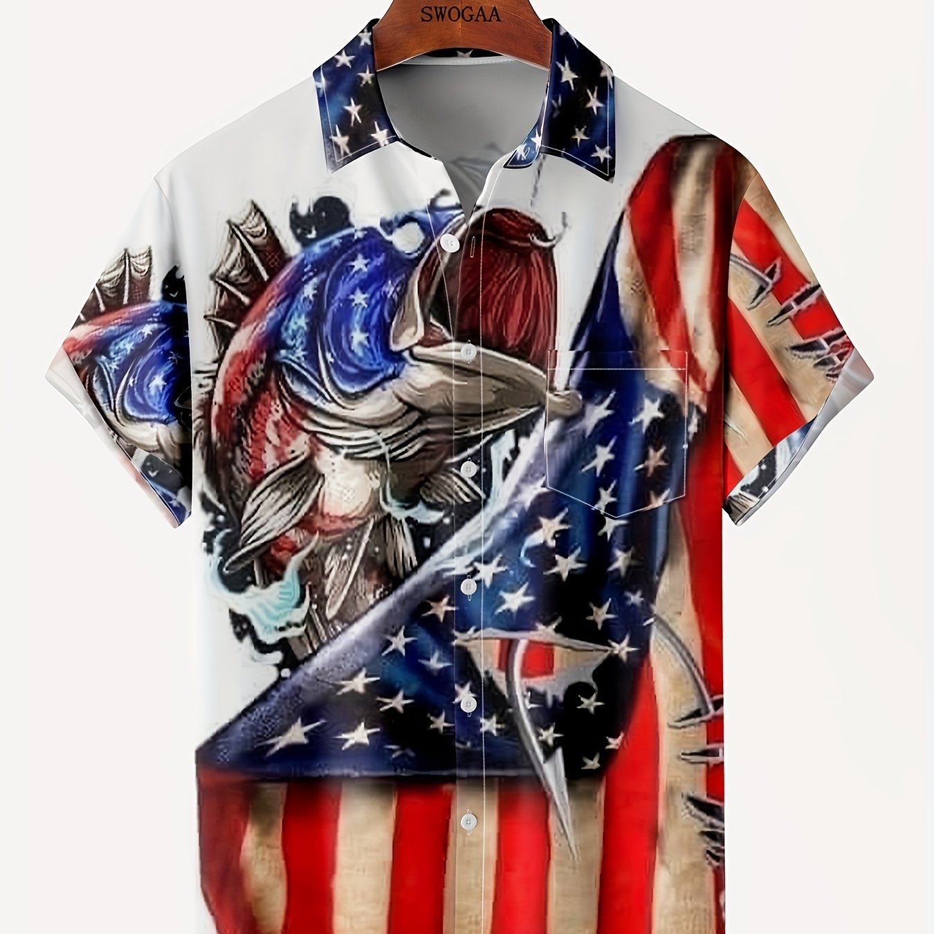 Plus Size Men's Hawaiian Shirts For Beach, Comfy Full Printed With "Art" Pattern Short Sleeve Aloha Shirts, Oversized Casual Loose Tops For Summer - Snug & Style