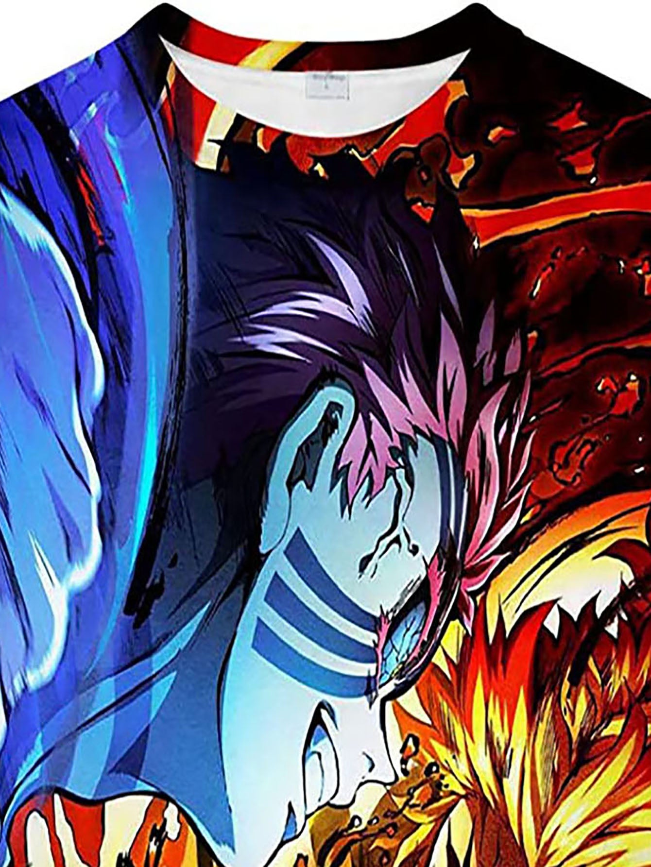 Plus Size Men's 3D Pattern Anime Graphic Tees For Male, Comfy Stretch Short Sleeve T-shirts, Oversized Loose Men's Clothings - Snug & Style