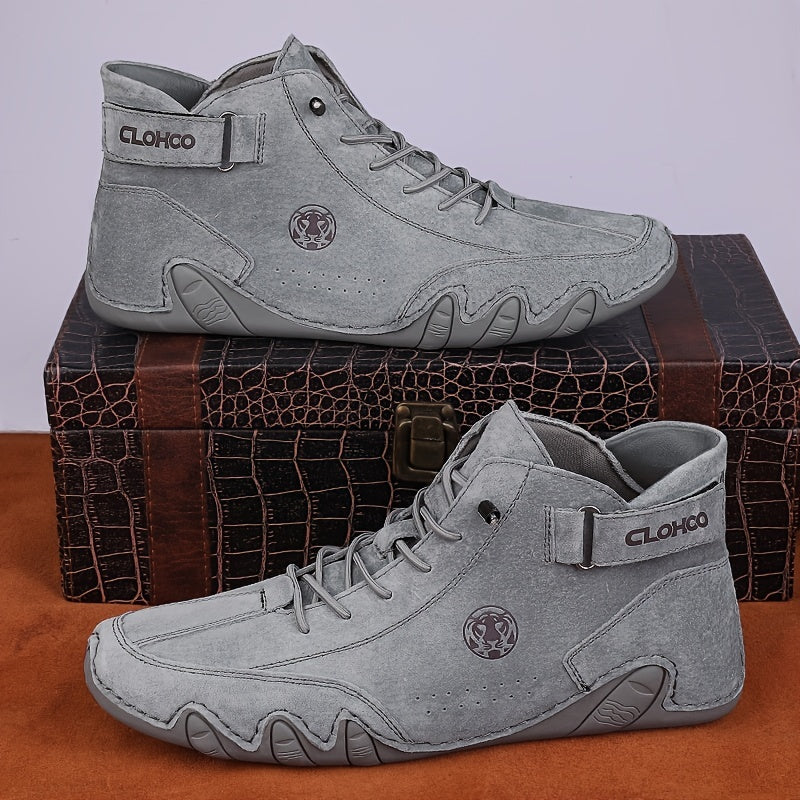 ComfortFlex Ankle Boots - Ultra-Soft, Wear-Resistant, Non-Slip, Breathable, Comfortable Sneakers for Men - Perfect for Spring and Autumn Outdoor Activities - Snug & Style