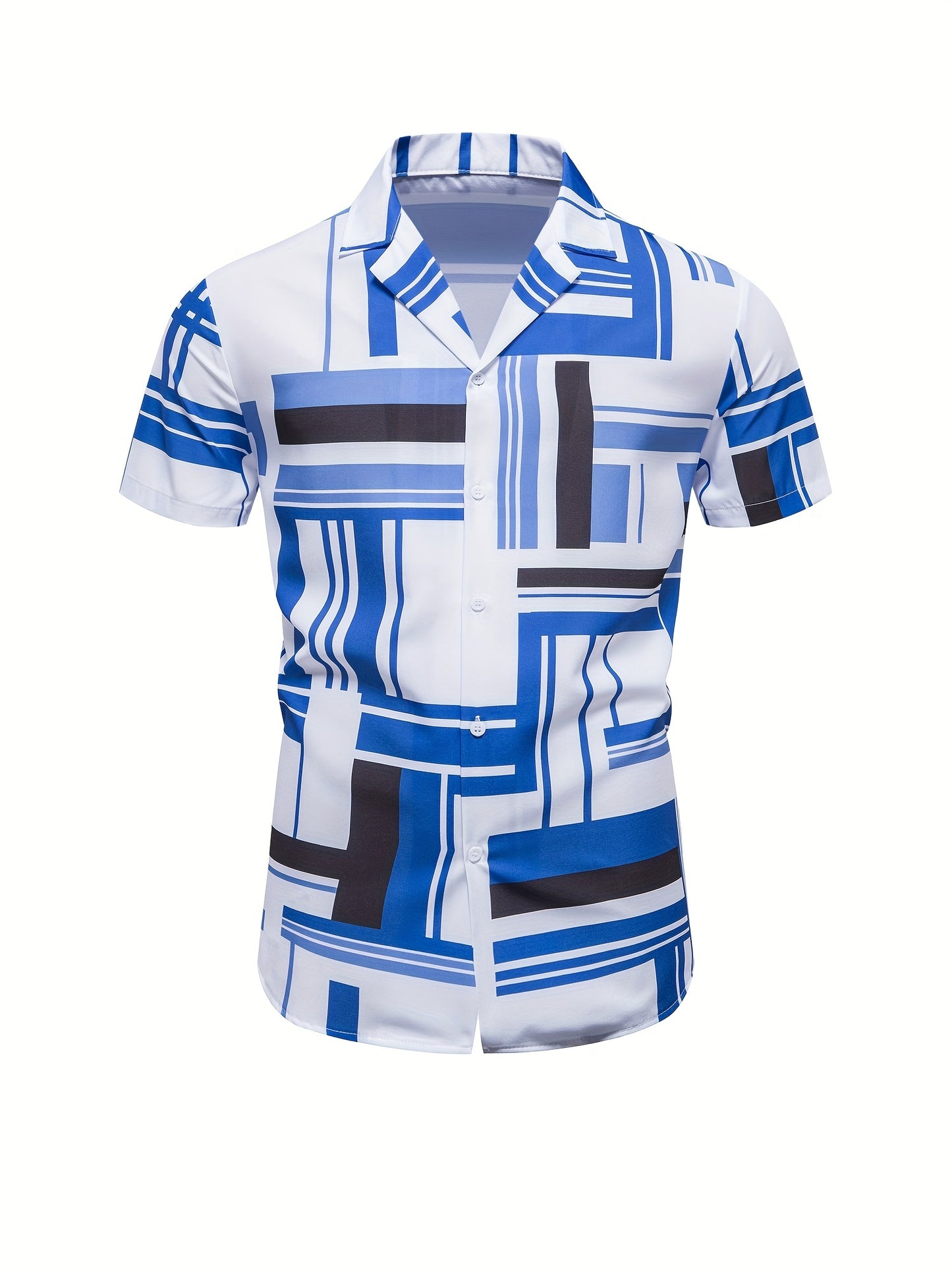 Men's Shirt, Causal Lapel Short Sleeve Shirts For Men Summer - Snug & Style