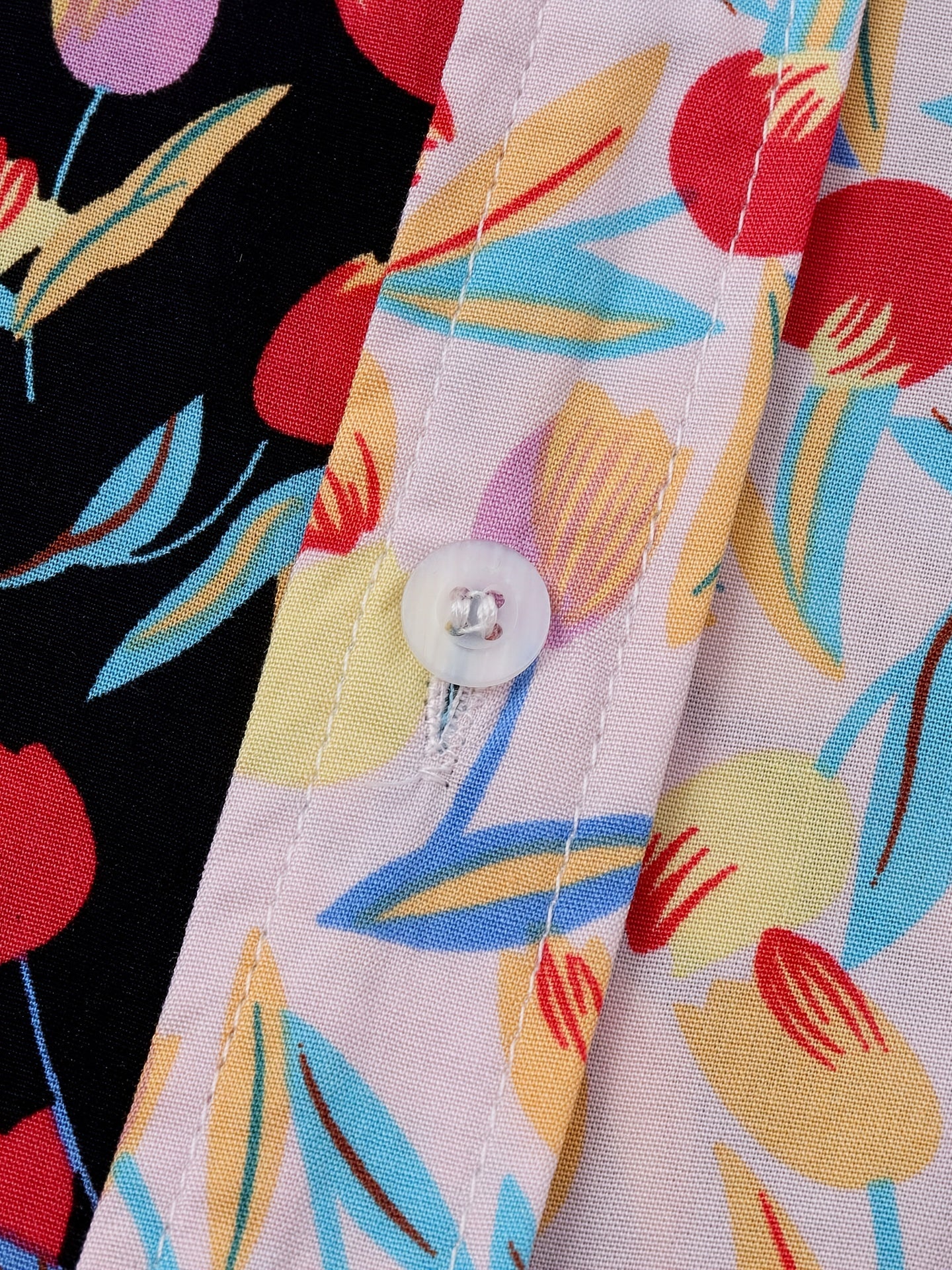 Mens Fashion Essential - Stylish Casual Beach T-Shirt with Bold Contrasting Colors - Comfortable Non-Stretch Cotton, Short Sleeves for Summer - Snug & Style