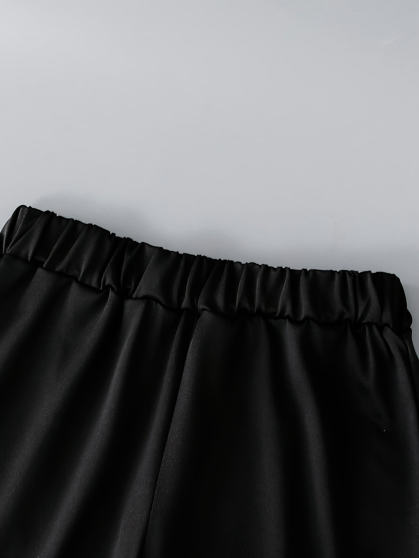 3-Pack Boys Trendy Summer Outfit - Soft Cotton Blend Solid T-shirts with Fun Smile Face Shorts & Handy Crossbody Bag - Comfortable, Lightweight, Perfect for Playtime - Snug & Style