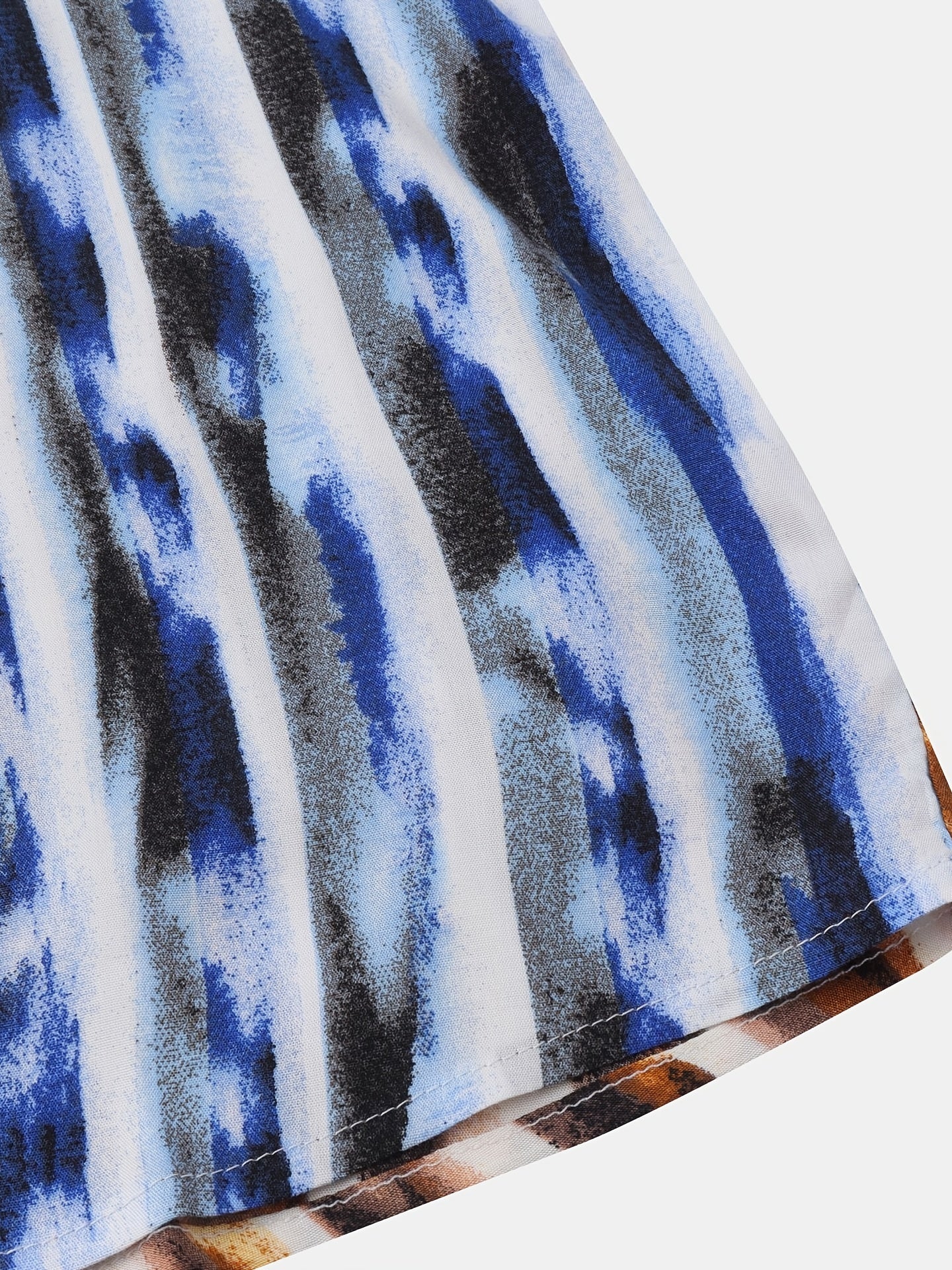 Mens Fashion Essential - Stylish Casual Beach T-Shirt with Bold Contrasting Colors - Comfortable Non-Stretch Cotton, Short Sleeves for Summer - Snug & Style