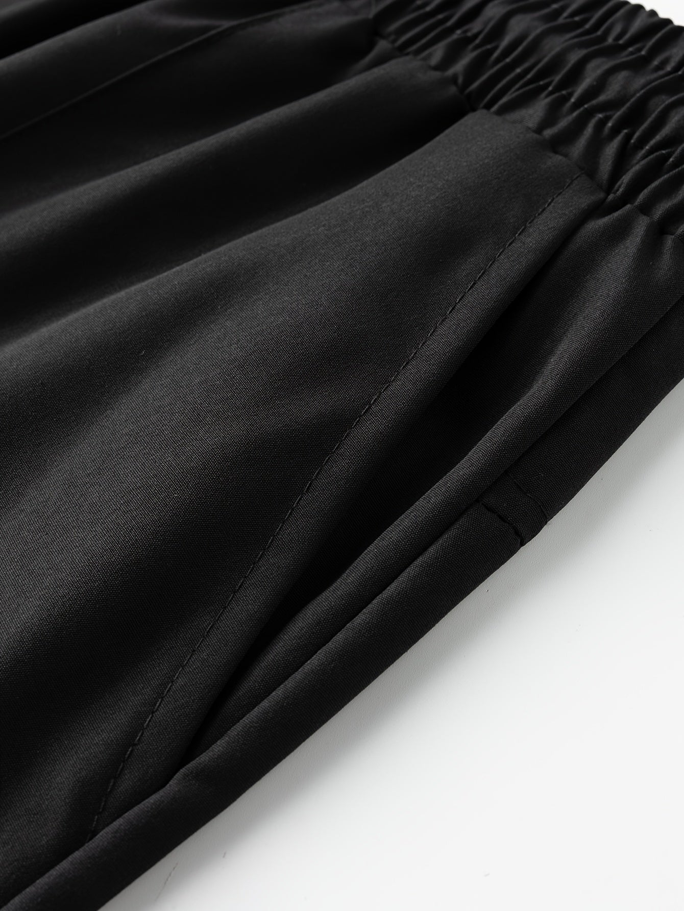 Mens Fashion-Forward Solid Cargo Pants - Abundant Flap Pockets, Loose Fit Drawstring Trousers - Durable Outdoor Work to Streetwear Hip Hop Style - Snug & Style