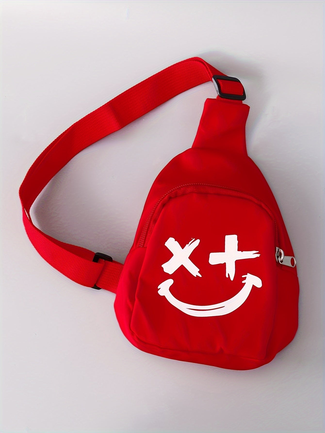 3-Pack Boys Trendy Summer Outfit - Soft Cotton Blend Solid T-shirts with Fun Smile Face Shorts & Handy Crossbody Bag - Comfortable, Lightweight, Perfect for Playtime - Snug & Style