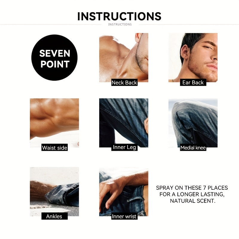 100ml Long-Lasting Fougere Notes Eau De Toilette Spray for Men, Refreshing Perfume for Dating & Daily Life, Perfect Gift for Him on Father's Day - Snug & Style