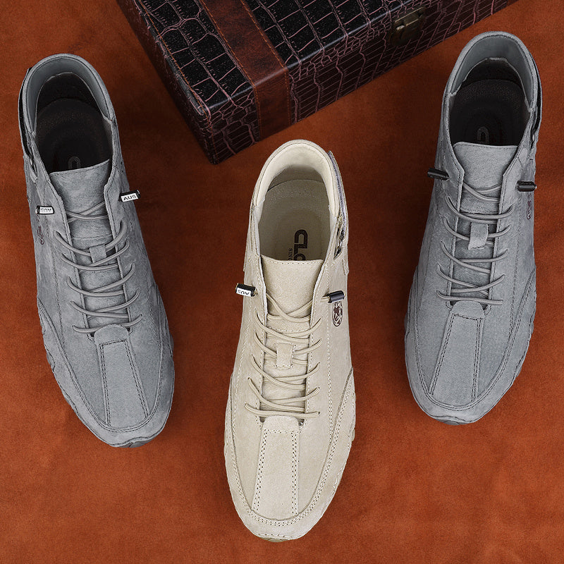 ComfortFlex Ankle Boots - Ultra-Soft, Wear-Resistant, Non-Slip, Breathable, Comfortable Sneakers for Men - Perfect for Spring and Autumn Outdoor Activities - Snug & Style