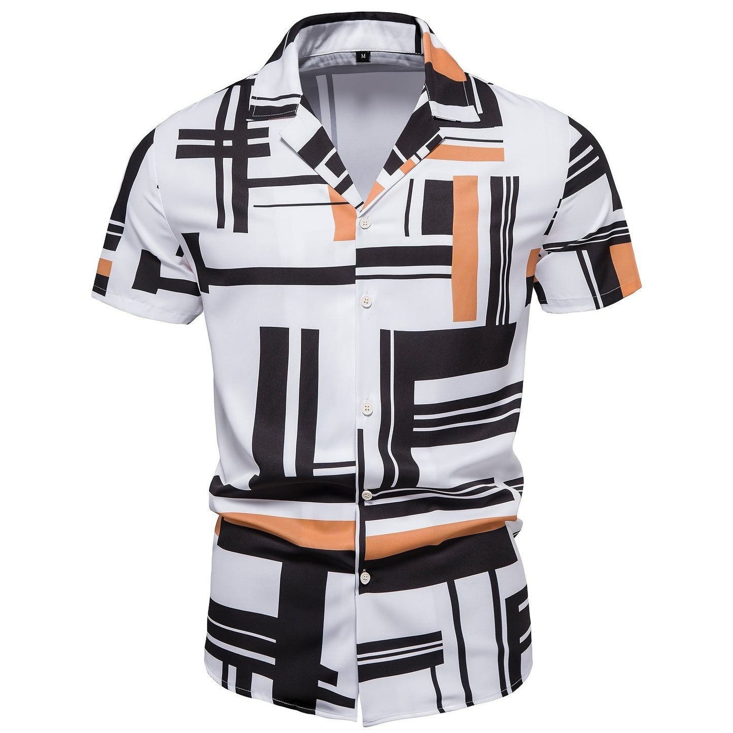 Men's Shirt, Causal Lapel Short Sleeve Shirts For Men Summer - Snug & Style
