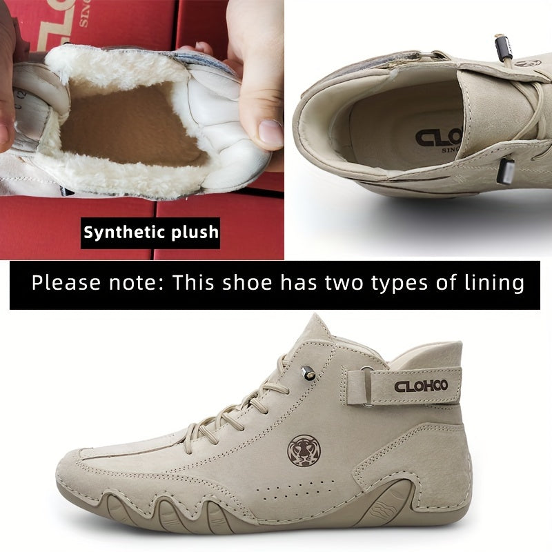 ComfortFlex Ankle Boots - Ultra-Soft, Wear-Resistant, Non-Slip, Breathable, Comfortable Sneakers for Men - Perfect for Spring and Autumn Outdoor Activities - Snug & Style