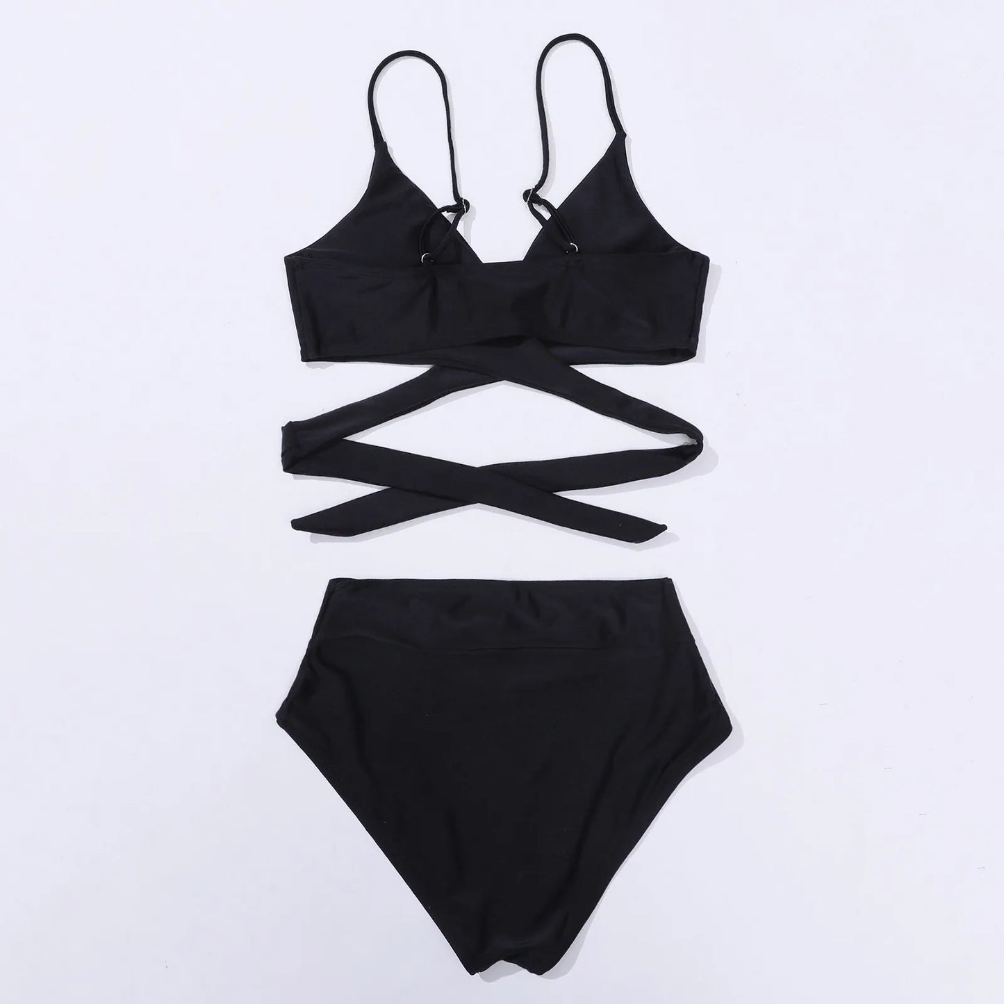 Woman Clothing Swimsuit For Women 2024 Plus Size High Waist Two Pieces Beach Bathing Suit Swimwear Trajes De BañO Mujer - Snug & Style