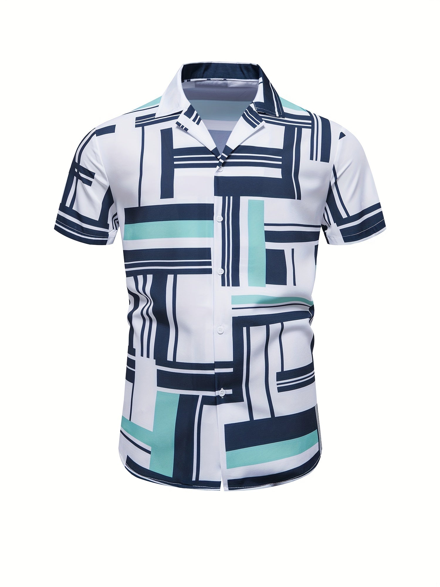Men's Shirt, Causal Lapel Short Sleeve Shirts For Men Summer - Snug & Style