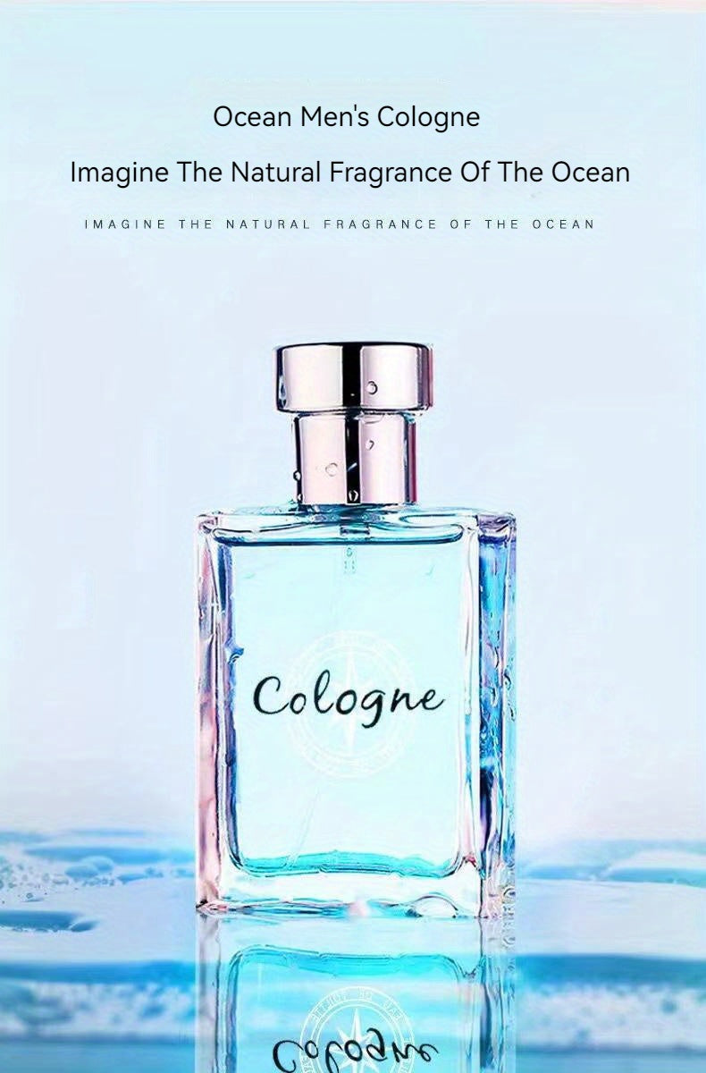 50ml Ocean Pheromones Cologne - Long-Lasting, Light, Fresh, Natural Fragrance for Men, Perfect for Dating, Party, and Gift-Giving, 1.7 Fl. Oz. Eau De Toilette Spray - Snug & Style