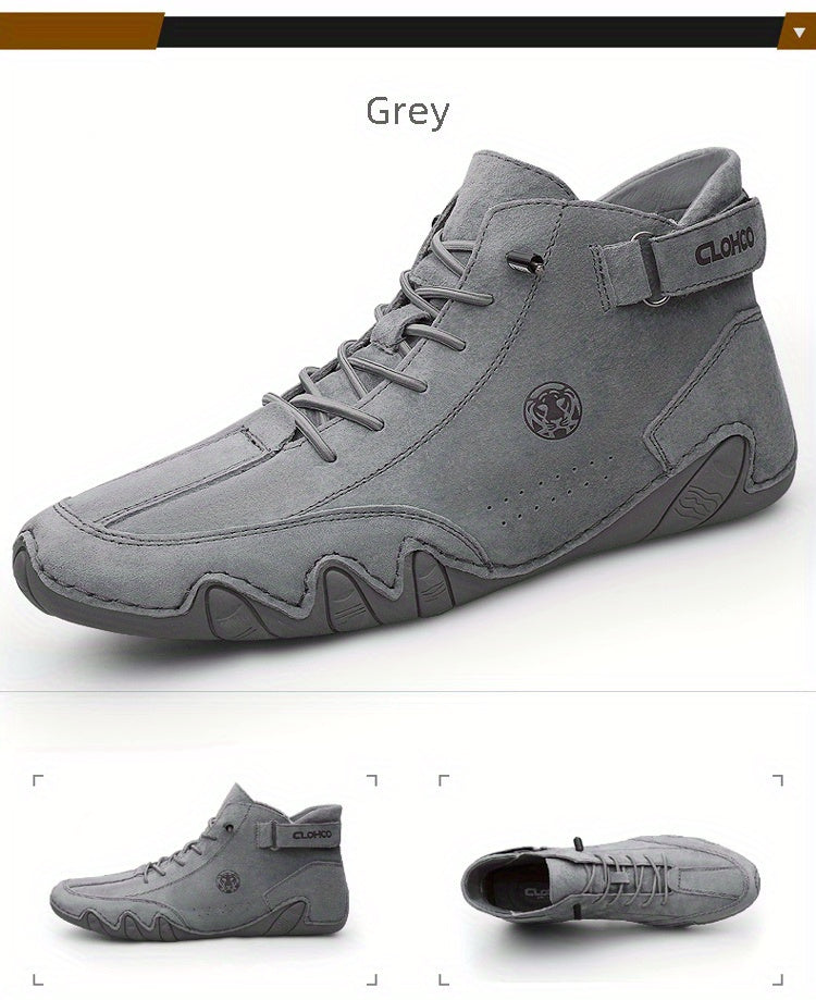 ComfortFlex Ankle Boots - Ultra-Soft, Wear-Resistant, Non-Slip, Breathable, Comfortable Sneakers for Men - Perfect for Spring and Autumn Outdoor Activities - Snug & Style