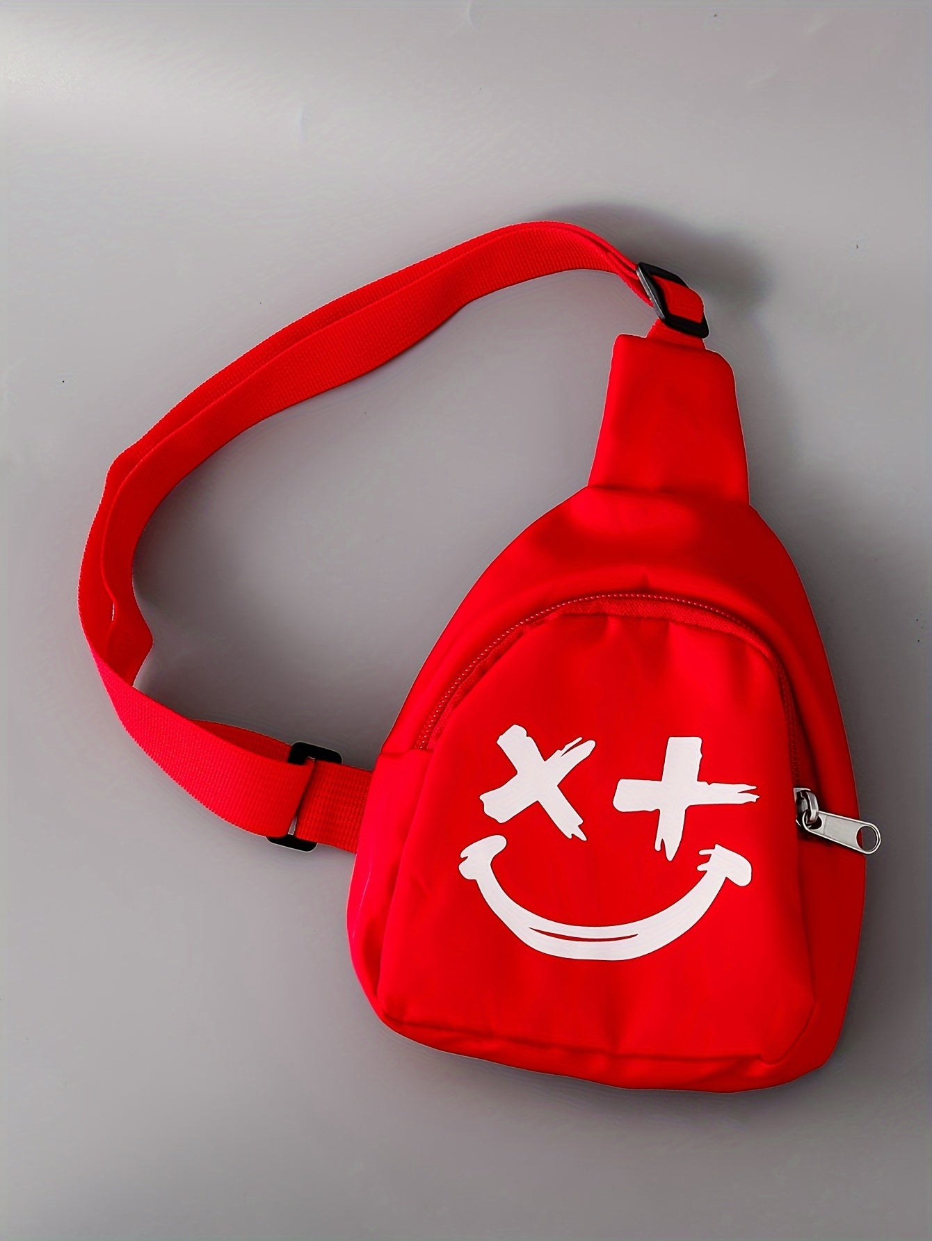 3-Pack Boys Trendy Summer Outfit - Soft Cotton Blend Solid T-shirts with Fun Smile Face Shorts & Handy Crossbody Bag - Comfortable, Lightweight, Perfect for Playtime - Snug & Style