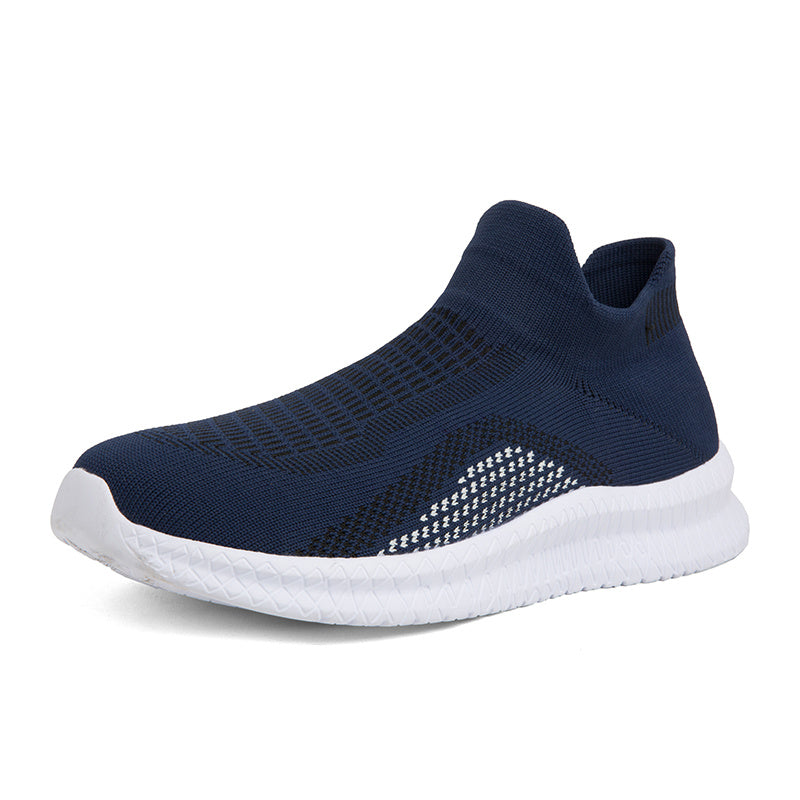 Men's Breathable Lightweight Slip On Casual Shoes, Outdoor Non-slip Soft Sole Sneakers, Spring And Summer - Snug & Style